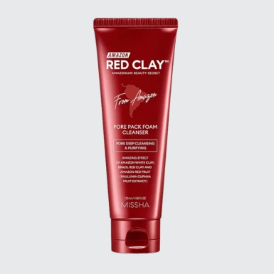 Amazon Red Clay Pore pack Foam Cleanser 120ml