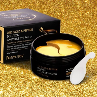 24K Gold & Peptide Solution Ampoule Eye Patch ( 60 τεμάχια )