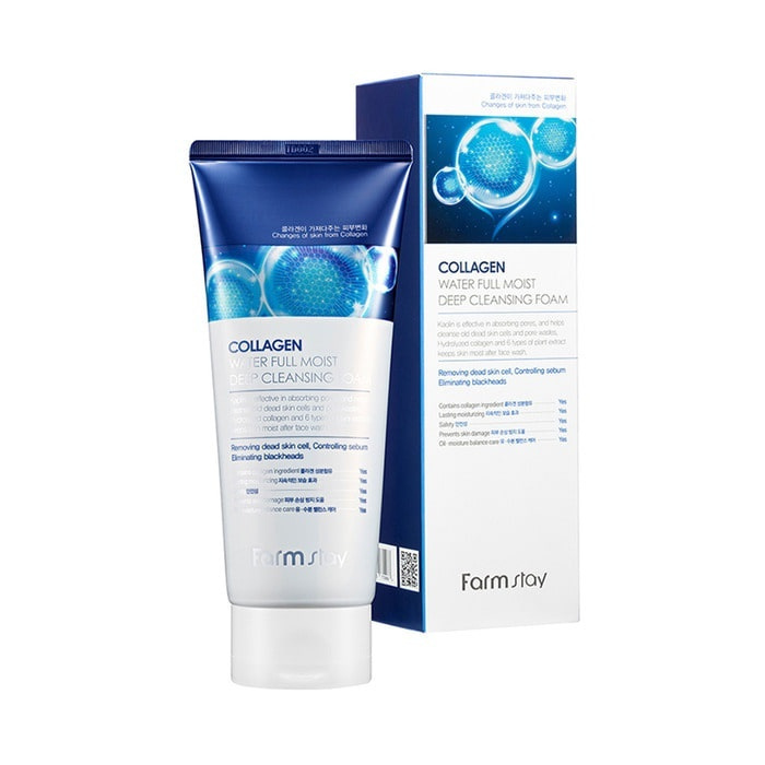 Collagen Water Full Moist Deep Cleansing Foam 180ml