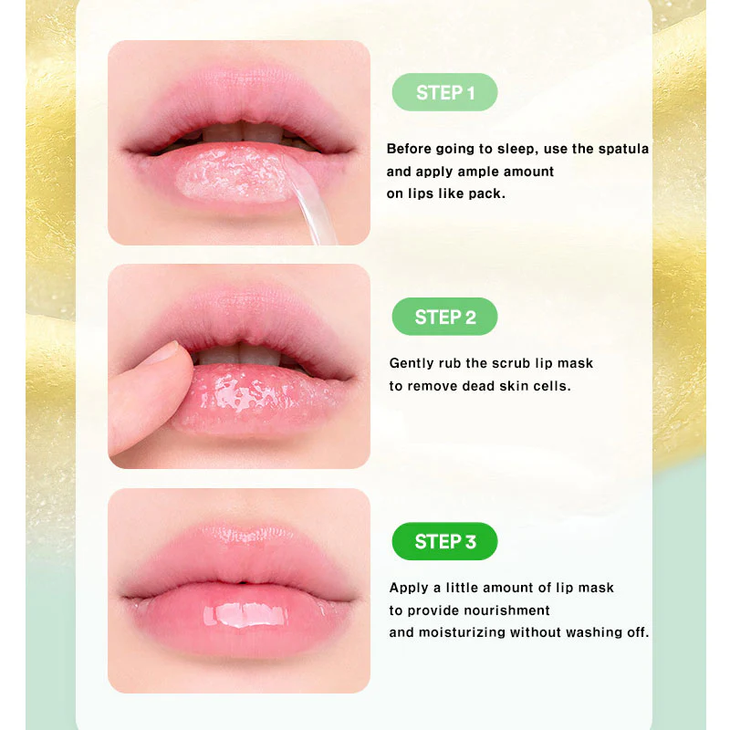Lemon Sugar Scrub Lip Mask 20ml - Image 7