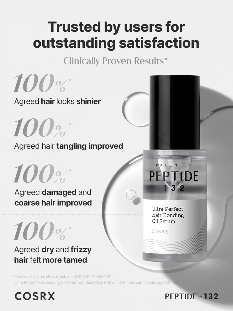 Peptide-132 Ultra Perfect Hair Bonding Oil Serum 28ml - Image 3