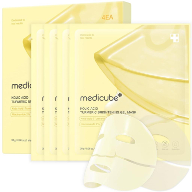 Kojic Acid Turmeric Brightening Gel Mask 28g 4pcs