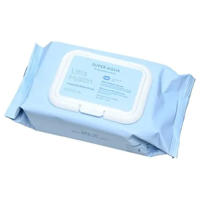 MISSHA Super Aqua Ultra Hyalron Cleansing Water Wipes 30 sheets