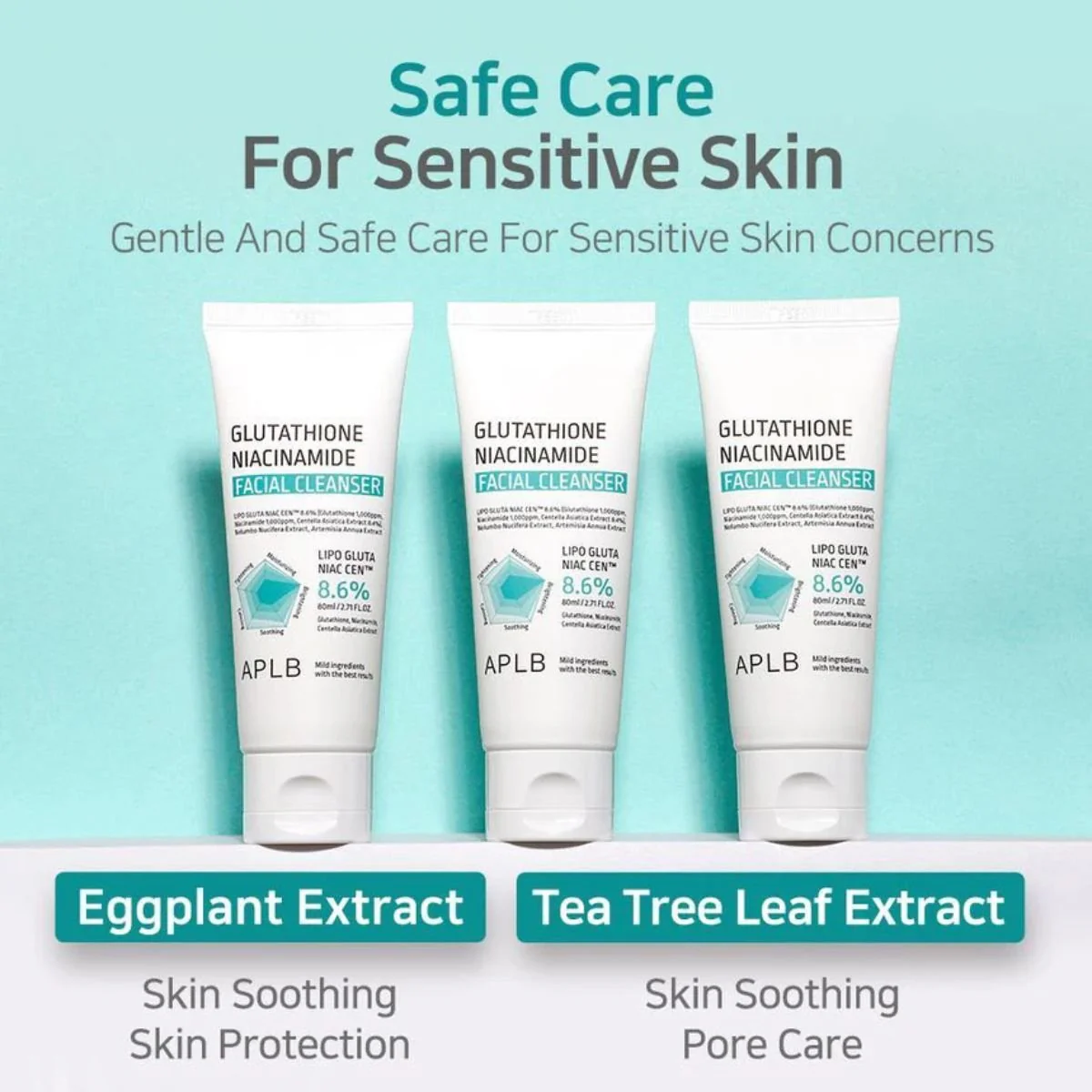 Glutathione Niacinamide Facial Cleanser 80ml - Image 4