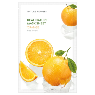 Real Nature Sheet Mask Orange 23ml