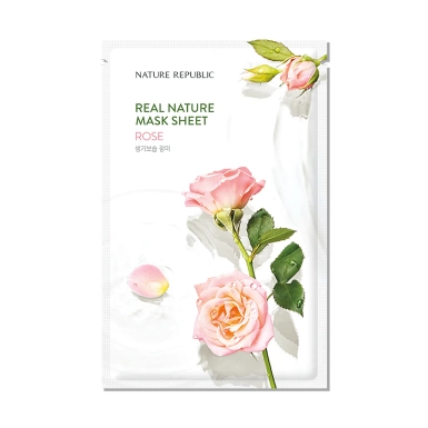 Real Nature Sheet Mask Rose 23ml