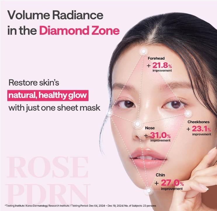 Rose PDRN Facial Mask 1τμχ - Image 2