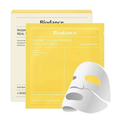 Radiant Vita Niacinamide Real Deep Mask 4 sheets