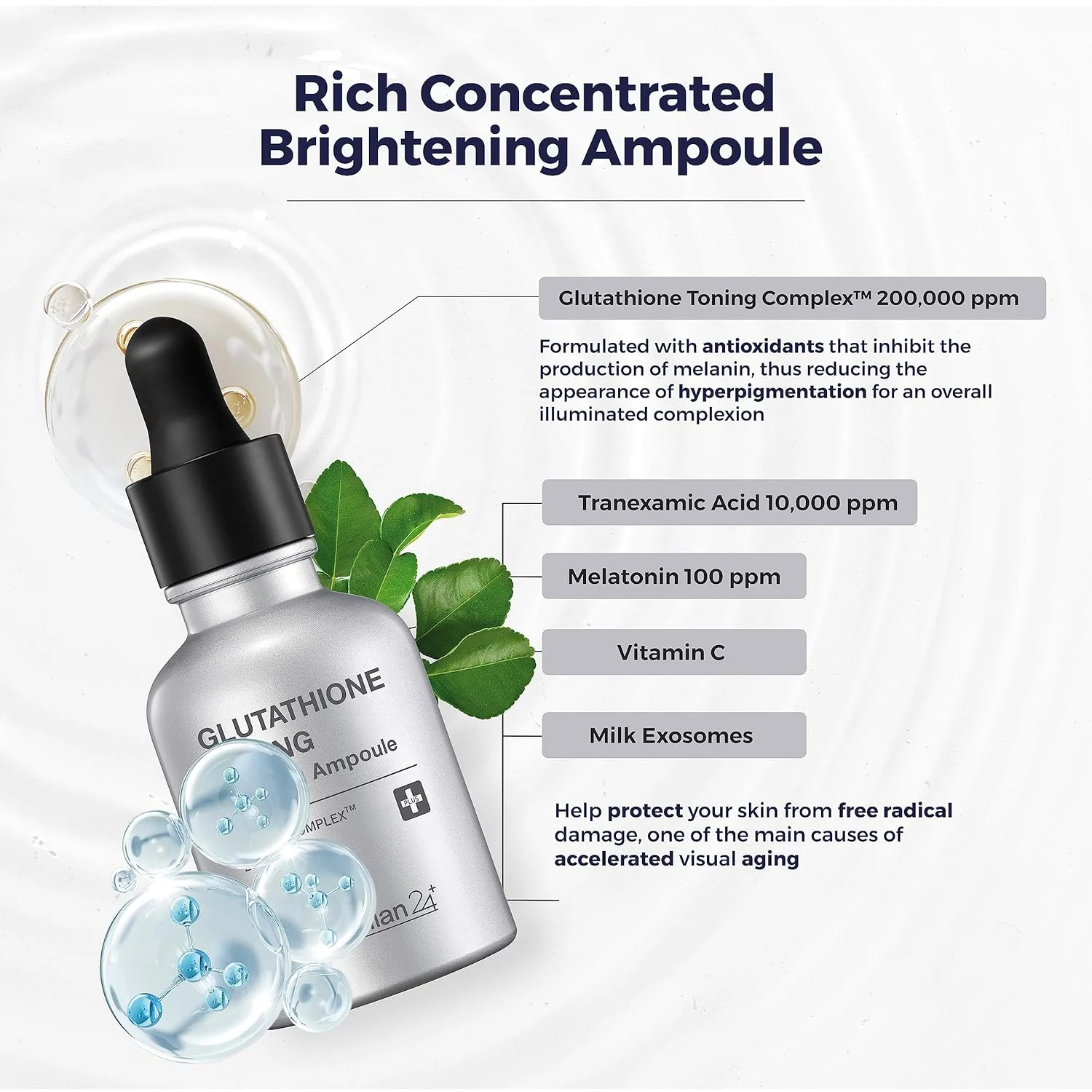 Glutathione Toning Boosting Ampoule 30ml - Image 4