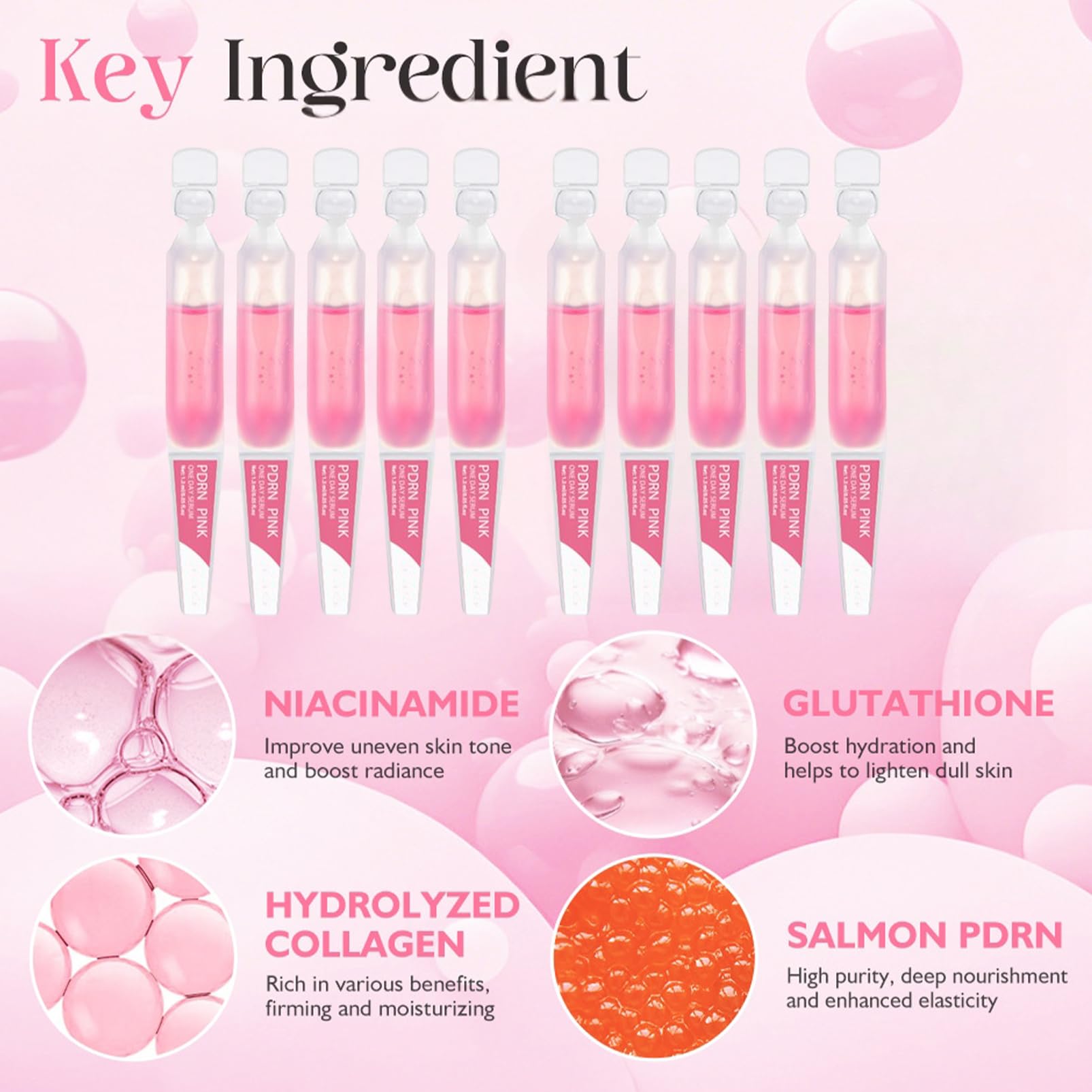 Pink One Day Serum 1,5ml * 10 αμπούλες μονοδοσιακές - Image 6