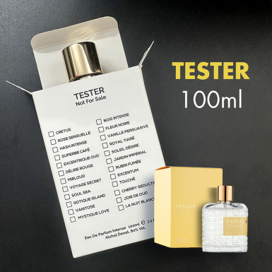 TESTER Vanilla Tonic Eau De Parfum Intense 100ml