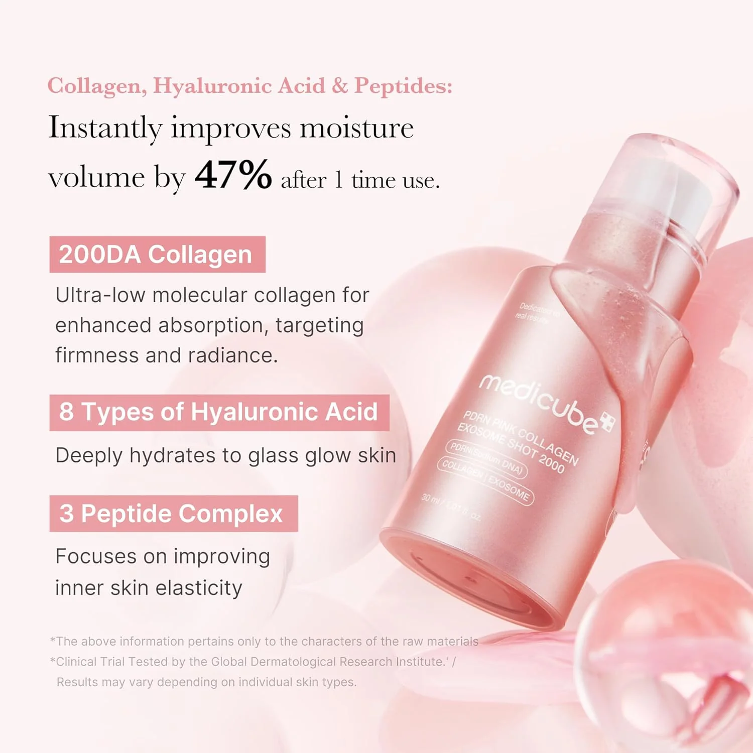 PDRN Pink Exosome Shot Serum 2000 30ml - Image 5